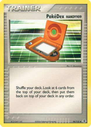 PokeDex (HANDY909)  - Reverse Holofoil FireRed & LeafGreen - Uncommon