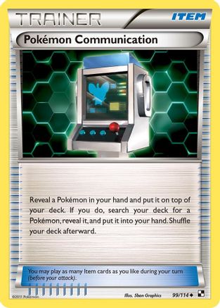 Pokemon Communication 099  - Reverse Holofoil Black and White - Uncommon