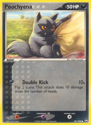 Poochyena 058  Power Keepers - Common