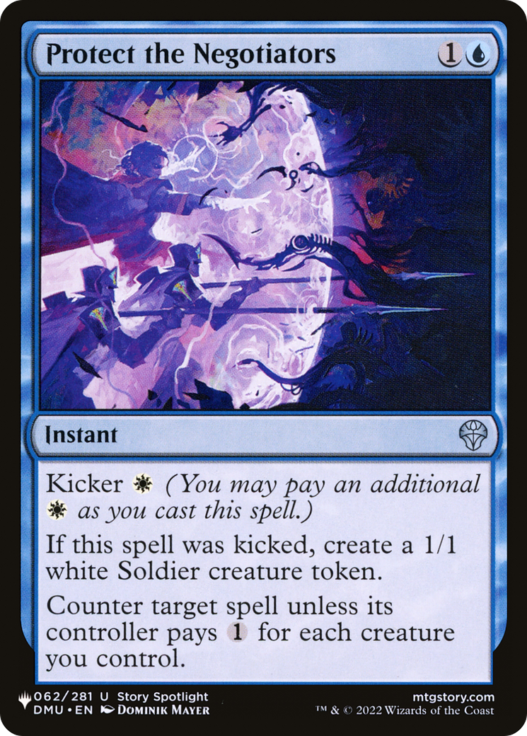 Protect the Negotiators (LIST-062/281) - The List