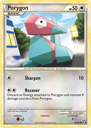 Porygon  - Reverse Holofoil Triumphant - Common