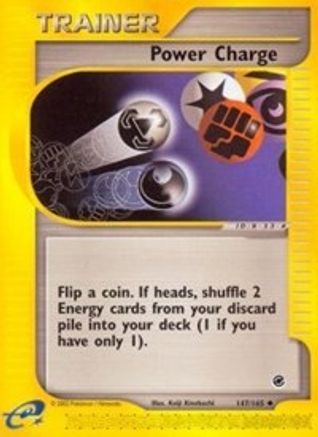 Power Charge/165  - Reverse Holofoil Expedition - Uncommon