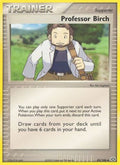 Professor Birch  - Reverse Holofoil Emerald - Uncommon
