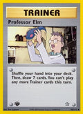 Professor Elm 096  - 1st Edition Neo Genesis - Uncommon