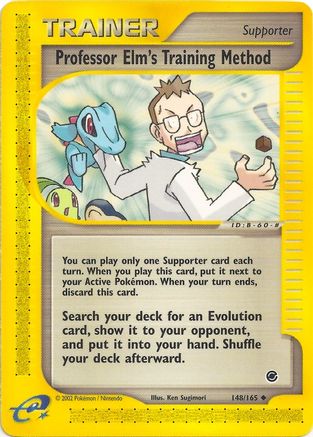Professor Elm's Training Method 148  - Reverse Holofoil Expedition - Uncommon