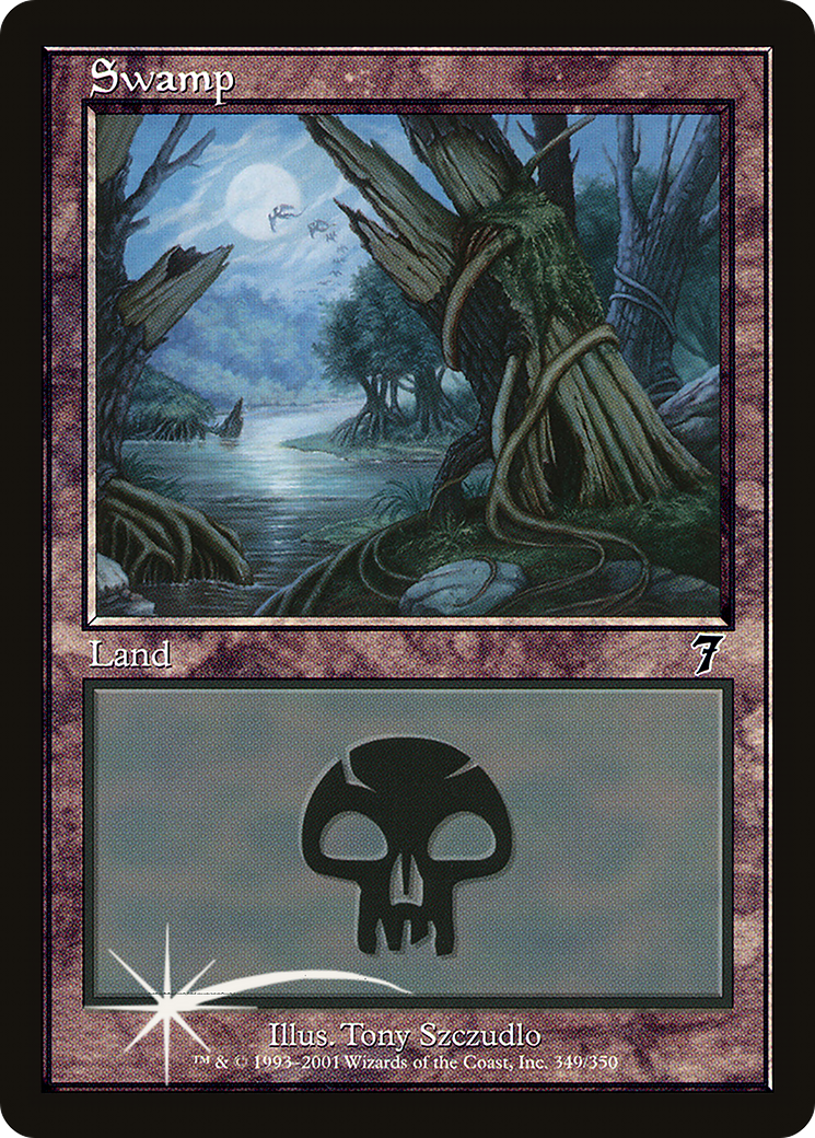 Swamp (349) (7ED-349) - 7th Edition
