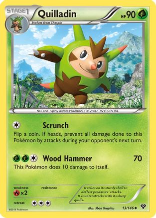 Quilladin 013  XY Base Set - Uncommon