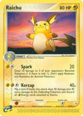 Raichu  - Reverse Holofoil Team Magma vs Team Aqua - Rare
