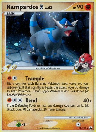 Rampardos GL  - Reverse Holofoil Rising Rivals - Holo Rare