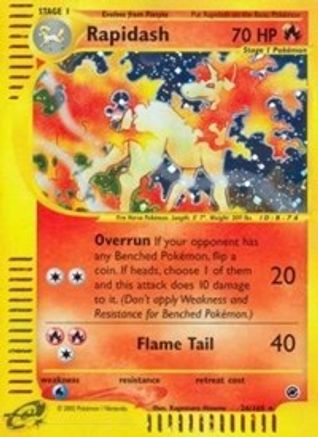 Rapidash (26)  - Reverse Holofoil Expedition - Holo Rare