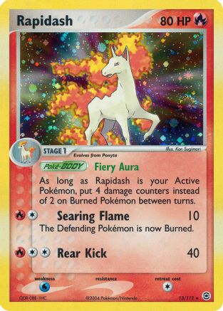 Rapidash  FireRed & LeafGreen - Holo Rare
