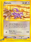 Rattata  - Reverse Holofoil Skyridge - Common