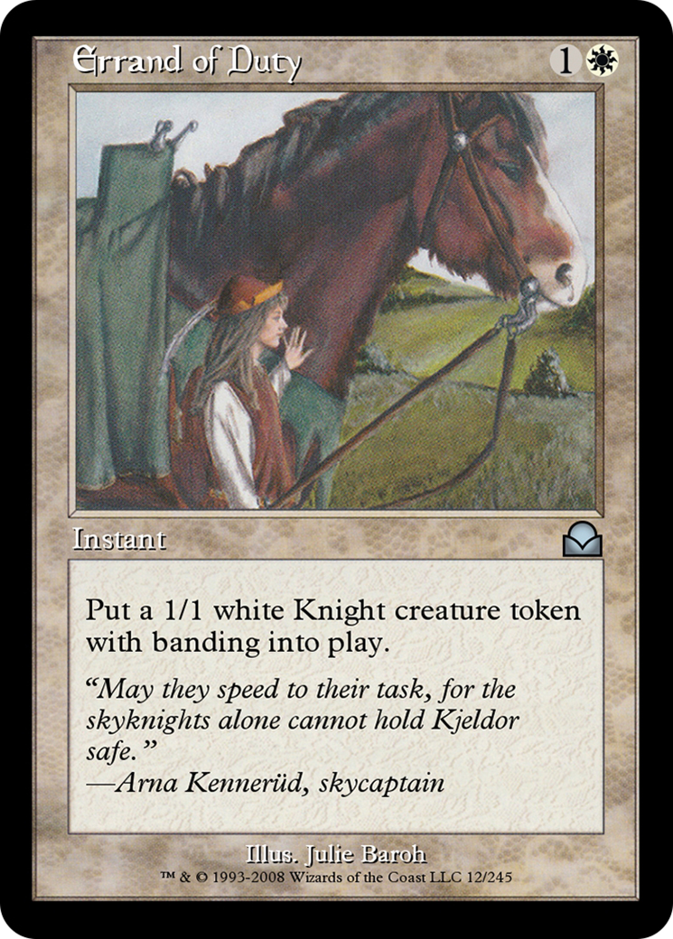 Errand of Duty (ME2-012) - Masters Edition II Foil