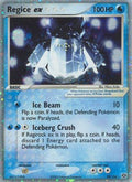 Regice ex  - Holofoil Emerald - Ultra Rare