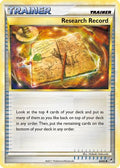 Research Record  - Reverse Holofoil Call of Legends - Uncommon