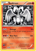 Reshiram 028  - Reverse Holofoil Legendary Treasures - Holo Rare