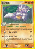 Rhydon  - Reverse Holofoil Hidden Legends - Uncommon