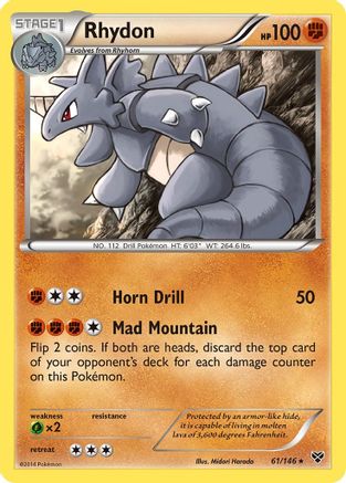 Rhydon  XY Base Set - Rare