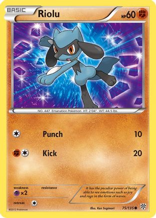Riolu (75) (75) 075  Plasma Storm - Common