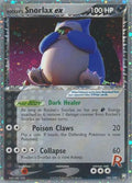 Rocket's Snorlax ex 104  - Holofoil Team Rocket Returns - Ultra Rare