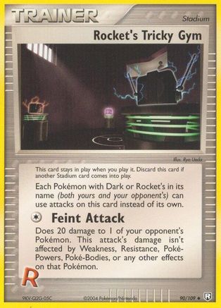 Rocket's Tricky Gym 090  Team Rocket Returns - Uncommon