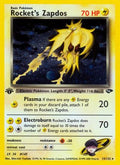 Rocket's Zapdos  - 1st Edition Holofoil Gym Challenge - Holo Rare