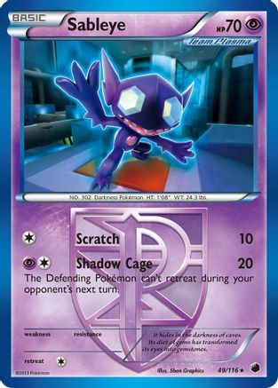 Sableye (Team Plasma)  Plasma Freeze - Rare