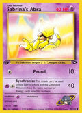 Sabrina's Abra (93) (93) 093  - 1st Edition Gym Challenge - Common