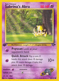 Sabrina's Abra (94) (94) 094  - 1st Edition Gym Challenge - Common