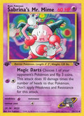 Sabrina's Mr. Mime 059  - 1st Edition Gym Challenge - Uncommon