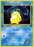 Sabrina's Psyduck 099  - 1st Edition Gym Challenge - Common