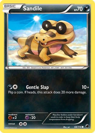 Sandile  - Reverse Holofoil Plasma Freeze - Common