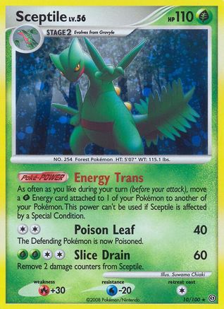 Sceptile  - Reverse Holofoil Stormfront - Holo Rare