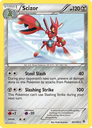 Scizor  - Holofoil Boundaries Crossed - Holo Rare