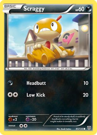 Scraggy  Plasma Storm - Common