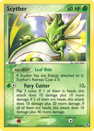 Scyther  FireRed & LeafGreen - Rare