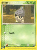 Seedot - 77/100/100  - Reverse Holofoil Sandstorm - Common