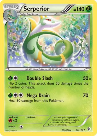 Serperior  - Holofoil Boundaries Crossed - Holo Rare