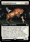 Liberated Livestock (Extended Art) (WOC-041) - Wilds of Eldraine Commander: (Extended Art)