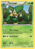 Simisage  - Reverse Holofoil Emerging Powers - Rare