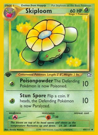 Skiploom 049  - 1st Edition Neo Genesis - Uncommon