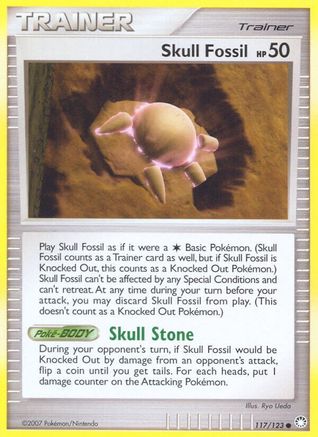 Skull Fossil 117  Mysterious Treasures - Common