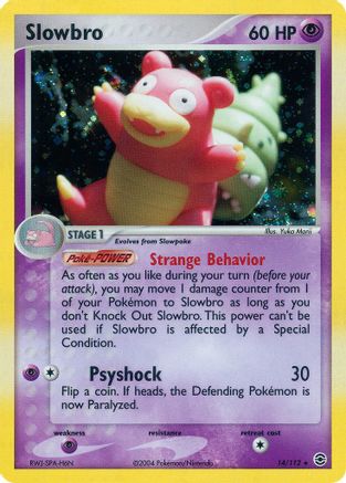Slowbro  FireRed & LeafGreen - Holo Rare