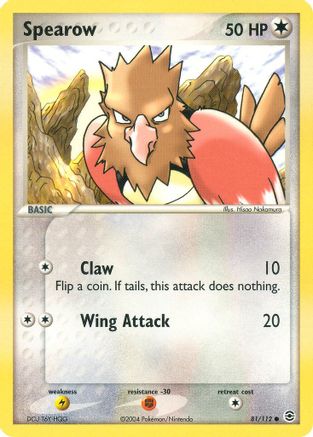 Spearow/112  FireRed & LeafGreen - Common