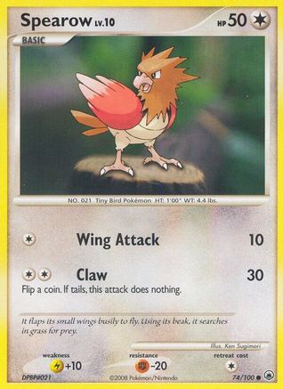 Spearow  - Reverse Holofoil Majestic Dawn - Common