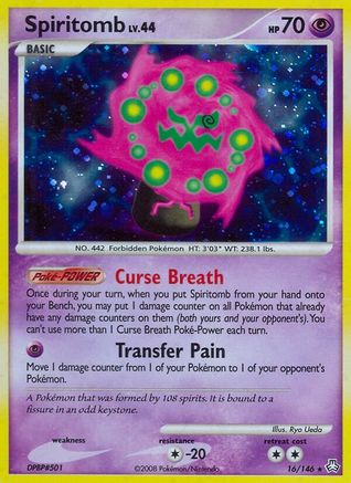 Spiritomb  - Reverse Holofoil Legends Awakened - Holo Rare