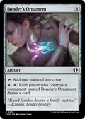 Bonder's Ornament (CMM-370) - Commander Masters Foil