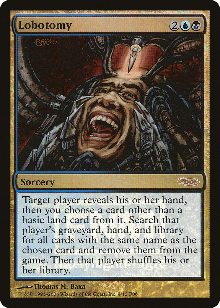 Lobotomy (FNM-) - Friday Night Magic 2006 Foil