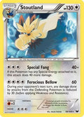 Stoutland  - Reverse Holofoil Dark Explorers - Rare
