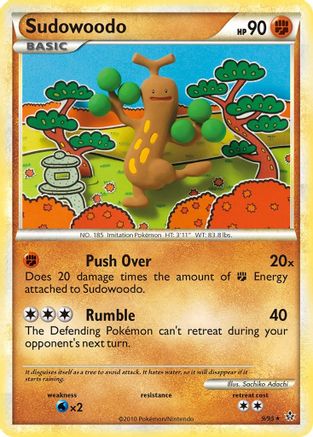 Sudowoodo  - Reverse Holofoil Unleashed - Holo Rare
